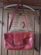 Vinttage Handtasche von Horn orangebraun