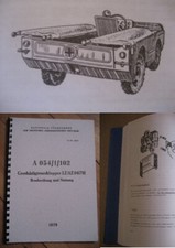 NVA SCHWIMMWAGEN / GESCHÄDIGTENSCHLEPPER LUAZ 967M