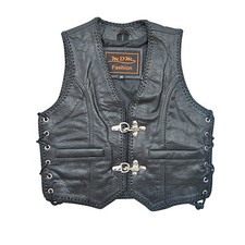 Kinder Lederweste geschnürt