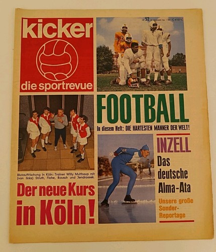 Fussball zeitung kicker - kicker, 1966