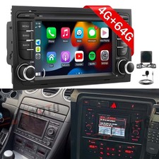 7" Autoradio Android 15 GPS Navi 4+64GB Für Audi A4 8E 8H B6 B7 2000-2009 Kamera