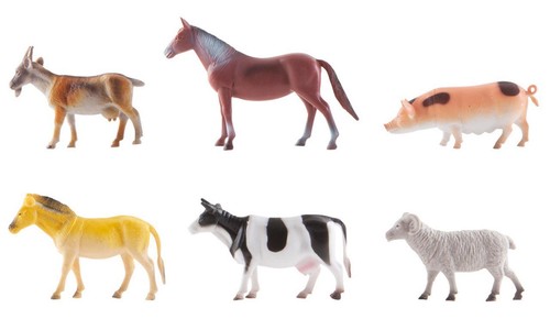 Farmtiere spielfiguren ca - /,
