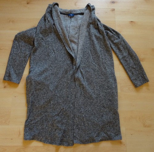 Lange strickjacke cardigan mit - strickjacke,