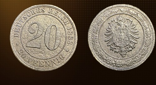 Pfennig 1888 g - 20,