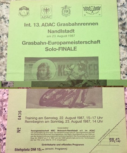 Programm sandbahn grasbahn - sandbahn,
