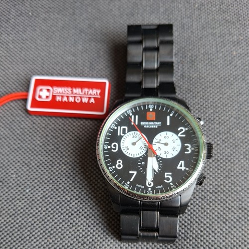 Swiss military hanowa - military, red