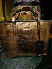 Joop Handtasche shopper radia gold metallic leder 
