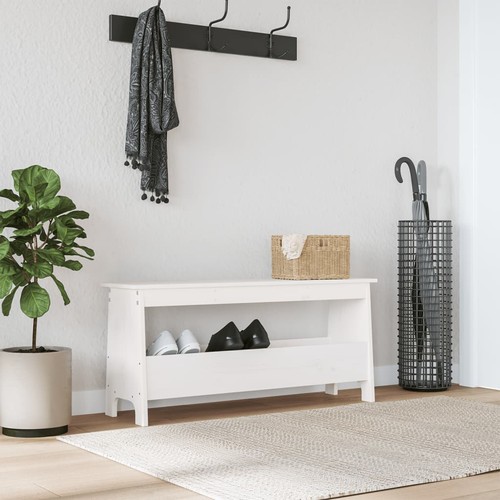 Flurbank weiß 100x28x45 - 100x28x45, cm