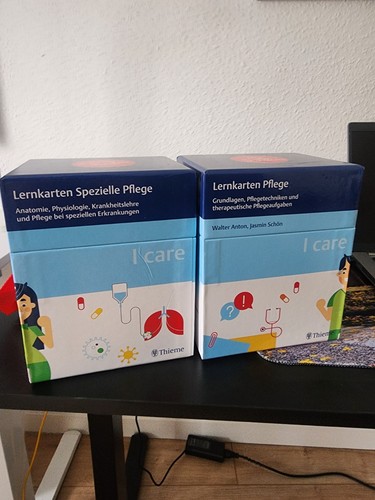 Lernkarten pflege set - 2x,