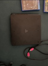 Sony PlayStation 4 Slim 500GB Schwarz, Inkl. 3 Spiele Siehe Beschreibung