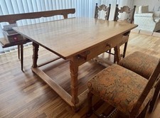 Antike essgruppe tisch mit - antike,