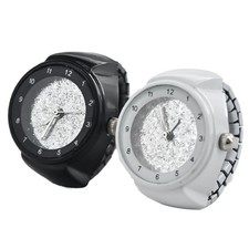 Starry Sparkling Pink Ring Uhr