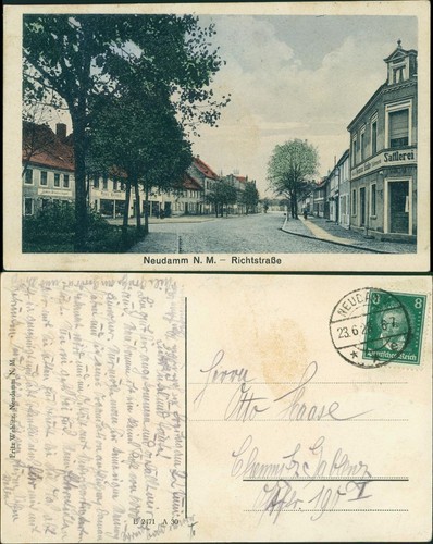 Postcard neudamm - postcard, (neumark)