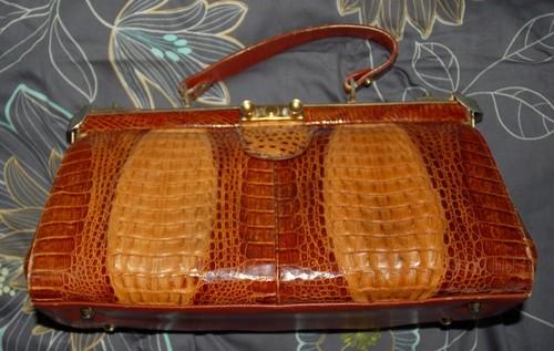Top vintage damen ledertasche - top,