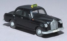Wiking 149 3 1, TAXI - Mercedes-Benz 180,  schwarz, gebraucht