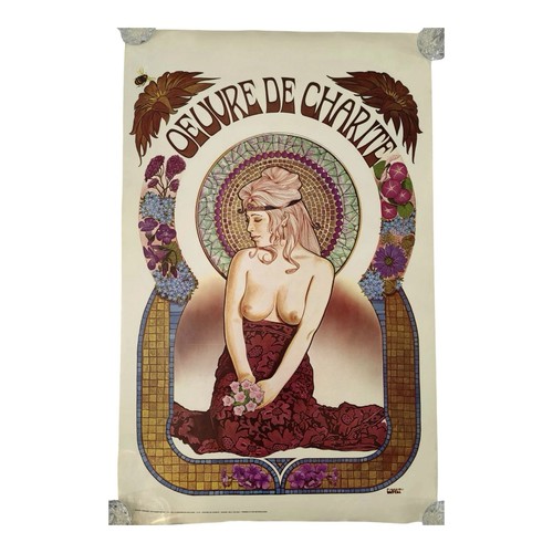 Vintage jugendstil plakat - vintage,