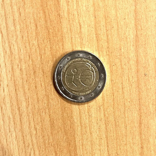 Euro münze strichmännchen - 2,