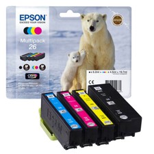 original Epson 26 Multipack 4-farbig C13T26164010