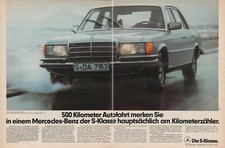 Mercedes-Benz 280 SE (W116) - Reklame Werbeanzeige 1978