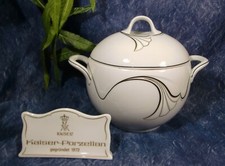 Kaiser Porzellan Domino HELSINKI - 1 Schüssel mit Deckel - Ragoutschüssel 