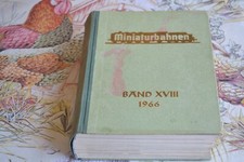 Vintage-Miniaturbahnen/Modellbau/Eisenbahn-Miba-Jahrgang 1966-Band-XVIII-Buch-16