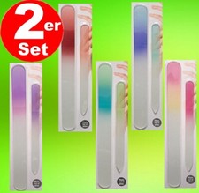 2er Set Glasfeile  Glas