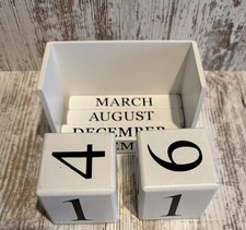 Kalender*Holzwürfel*Dauerkale