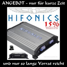 Black Week Hifonics 1500 Watt RMS 1-Kanal-Verstärker digital ZXE3000/1 Subwoofer