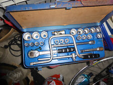 Elofort/Elora, Ratschenkasten, Steckschlüssel-Satz 1/2" Zoll,Vintage Werkzeug