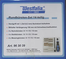 Rundbürsten-Set 14tlg. Westfalia
