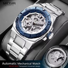 Herren Automatikuhr Edelstahl