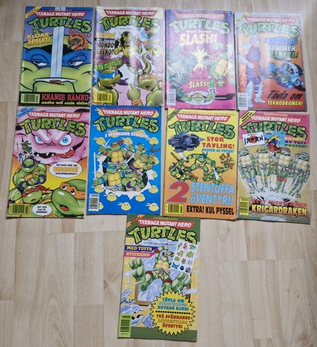Tmnt tmht teenage turtles - 9x,