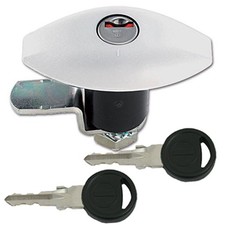 Klappenschloss Schloss Serviceklappe Gaskasten  Wohnwagen Wohnmobil Caravan weiß