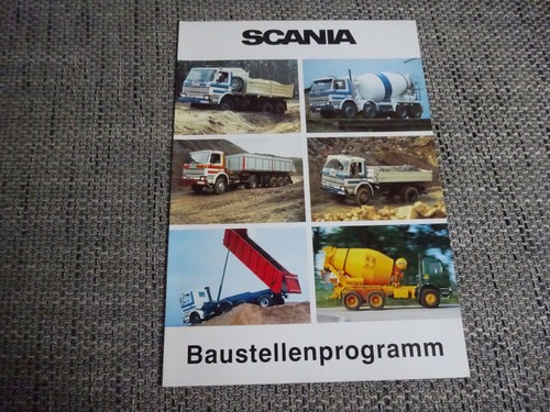 Scania baustellen lkw truck - scania,