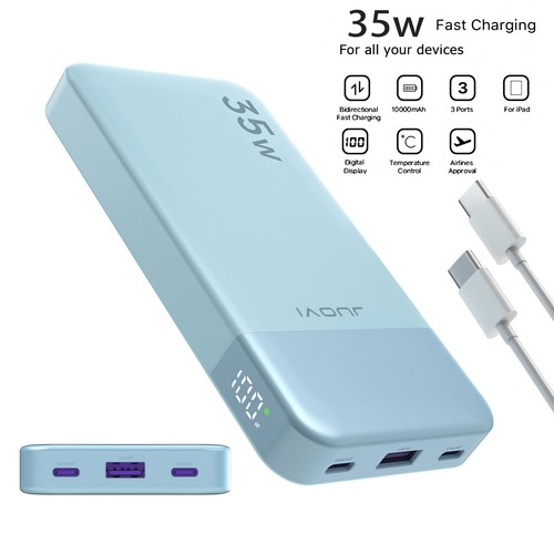10000mah power bank 35w usb - power,