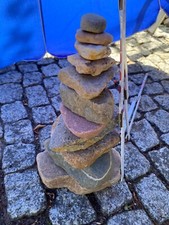 Hochstapler Steinpyramide, Steingarten, die Kunst des Hochstapelns ++