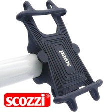 SCOZZI® Handyhalterung Fahrrad Silikon Universal Lenker Handy Halterung Halter
