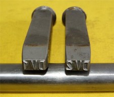 Schlagstempel 6 mm DV1 DV2 Schweißerstempel Signatur Punzier Stempel Stommel & .