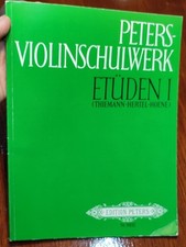 NOTEN für GEIGE: PETERS - Violinschulwerk Etüden I, 1975 dt. und engl.