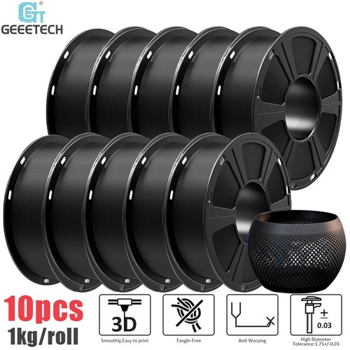 10kg schwarzes pla geeetech - pla,