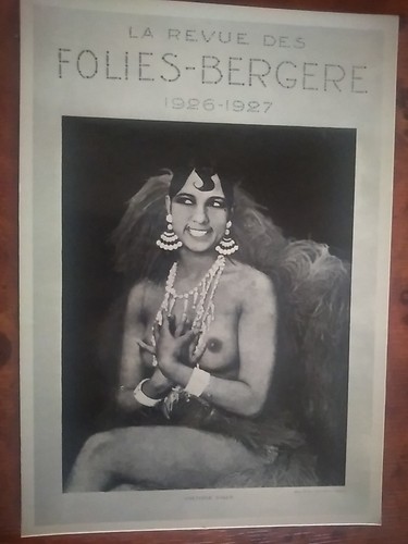 Josephine baker postkarte - /,