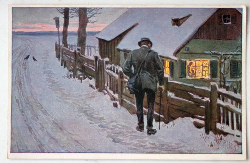 9894 künstler postkarte - künstler,