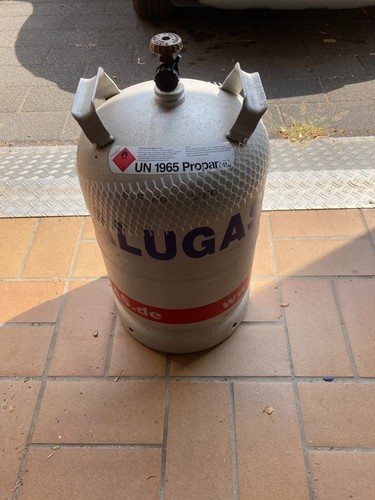 Alu gasflasche mit - 11, kg
