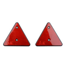 Rückstrahler Dreieck Anhänger rot Katzenauge 2 Stück Reflektor LKW Wohnwagen PKW