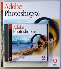 Adobe Photoshop 7 englisch / deutsch  Windows   + Handbuch- MwSt.