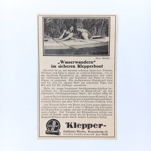 1929 klepper boot - 1929, rosenheim