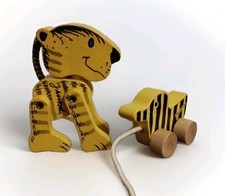 Vintage ©1984 Janosch Tiger & Tigerente Hess Holzspielzeug RAR