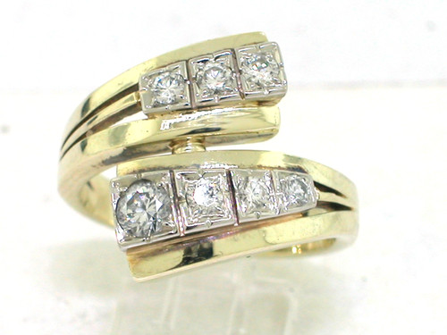 Brillant ring 585 - ring, gelbgold