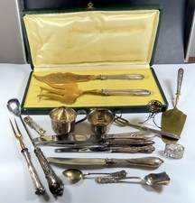 Altes SILBER, 800er, 17 Teile ! Silberschrott