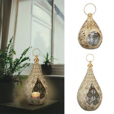 Windlicht metall glas - ,
